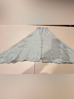 LILY PULITZER Poncho Wrap 100% CASHMERE Teal Size Unknown